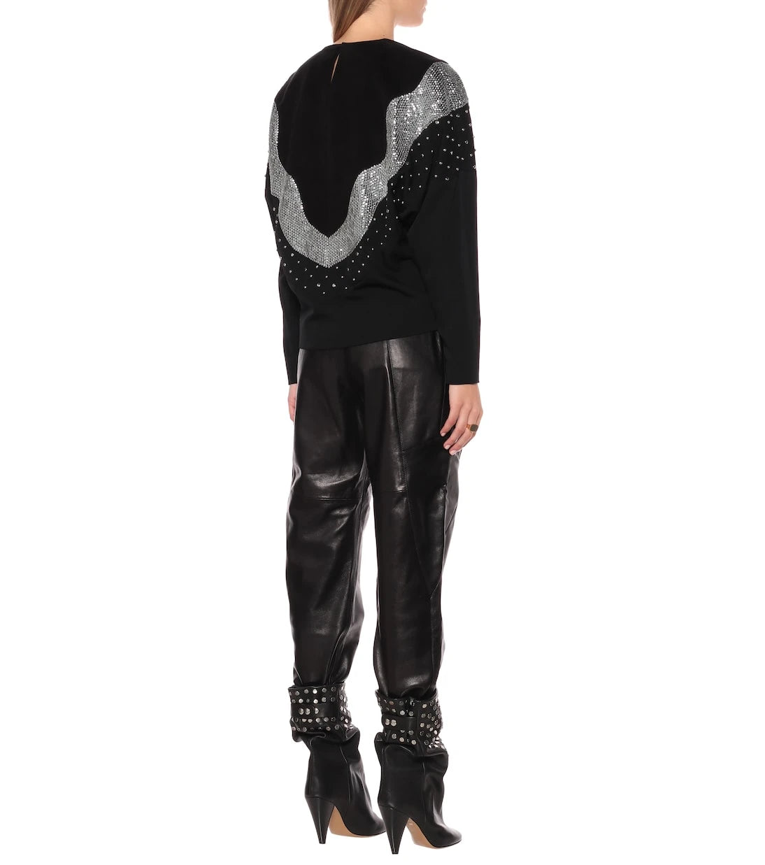 Isabel Marant - Valia embellished wool top