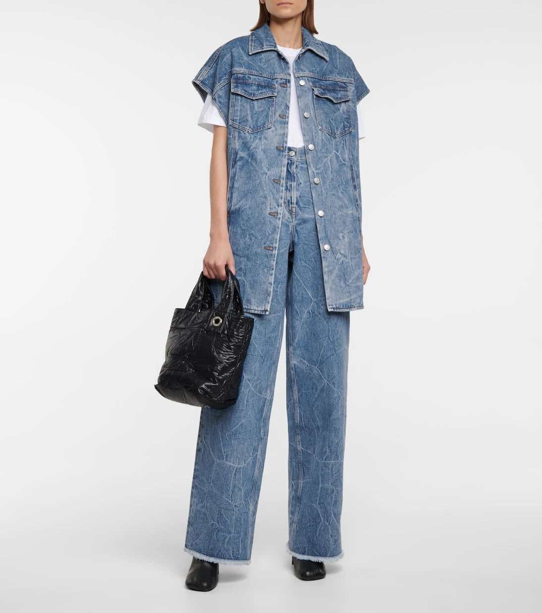 Dries Van Noten - Longline denim jacket