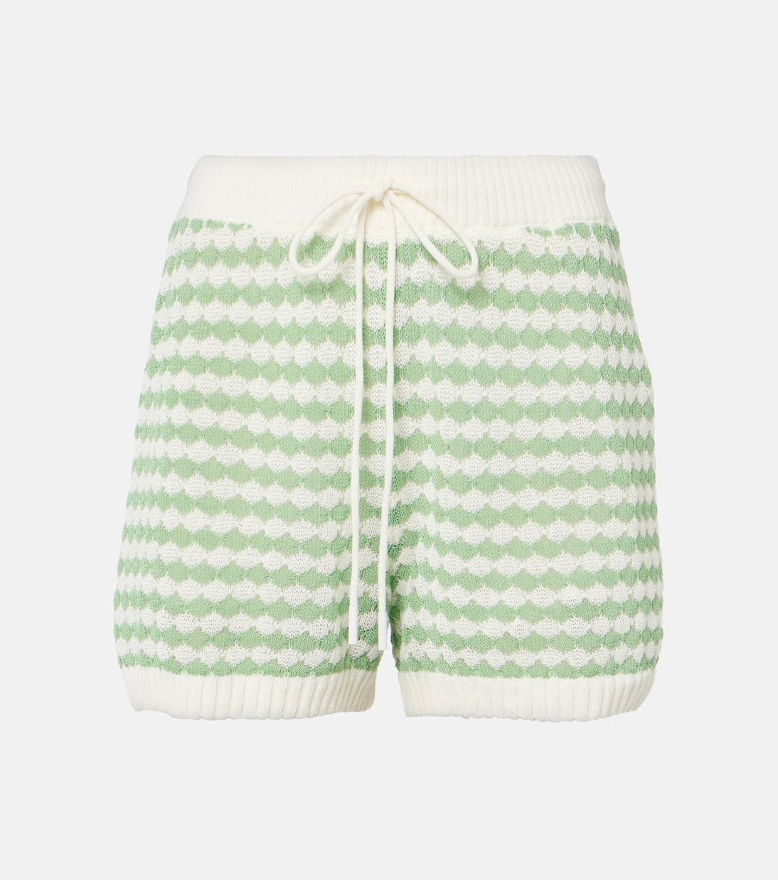 Zimmermann - Everley knitted cotton-blend shorts