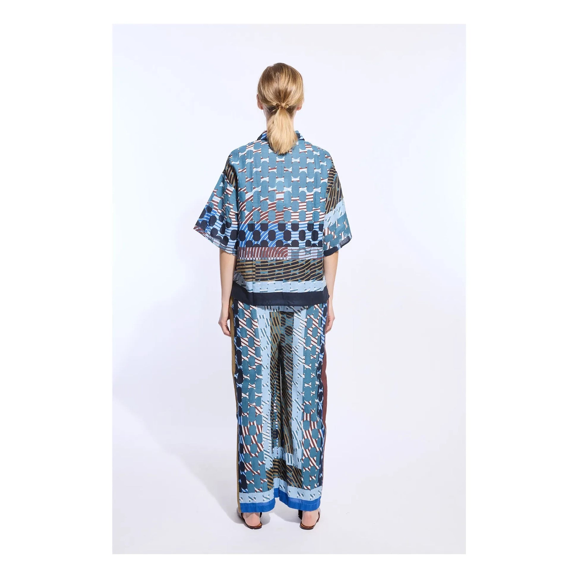 Mapoésie - Andrew Pollen Cotton shirt | Blue