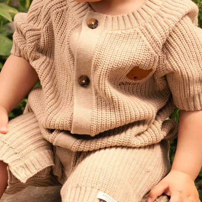 Donsje Dantje Jumpsuit Bear Bebek Yünlü Tulum