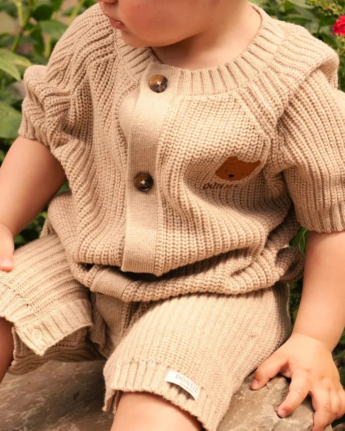 Donsje Dantje Jumpsuit Bear Bebek Yünlü Tulum