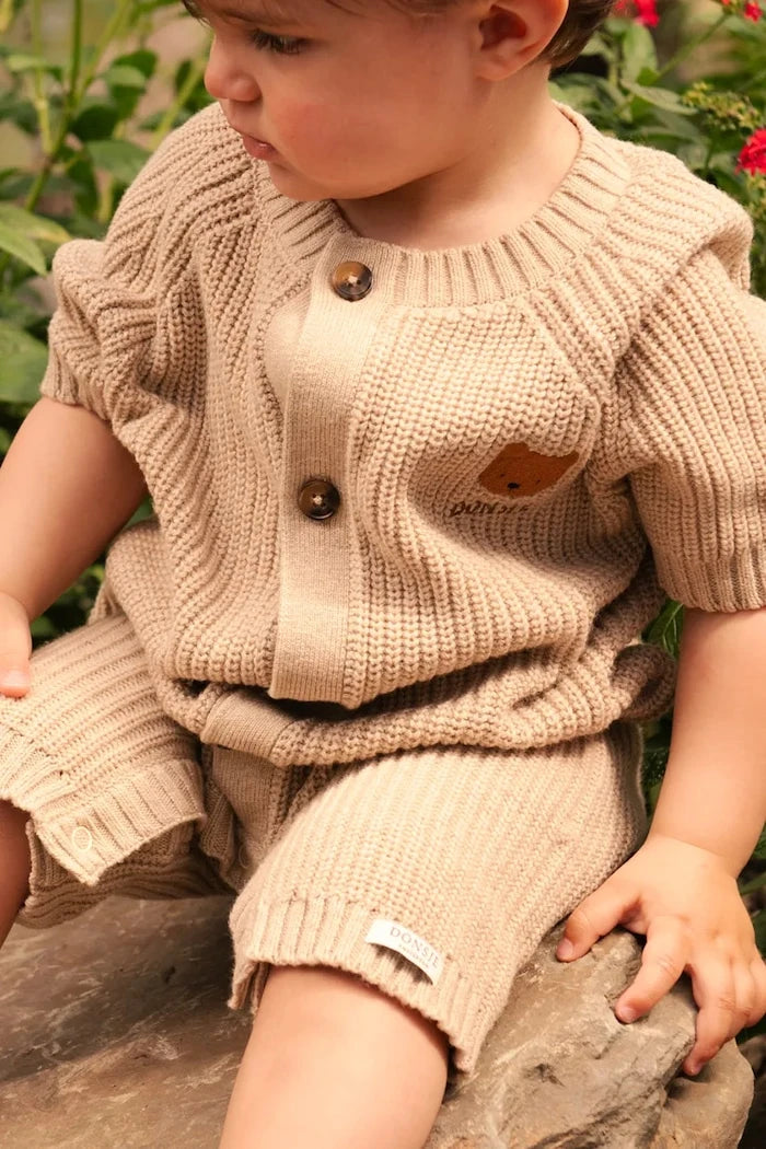 Donsje Dantje Jumpsuit Bear Bebek Yünlü Tulum