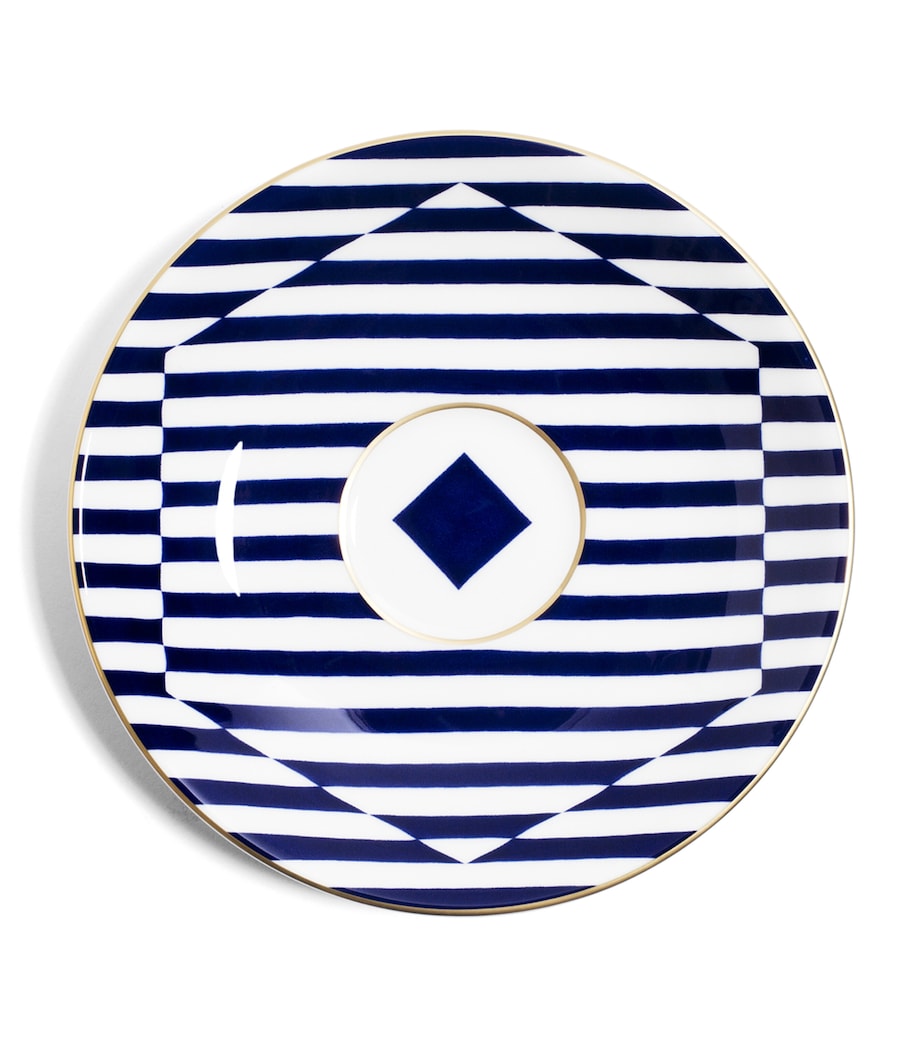 Superstripe Teacup and Saucer