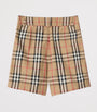Burberry Kids Oxford Cotton Check Shorts (3-12 Years)