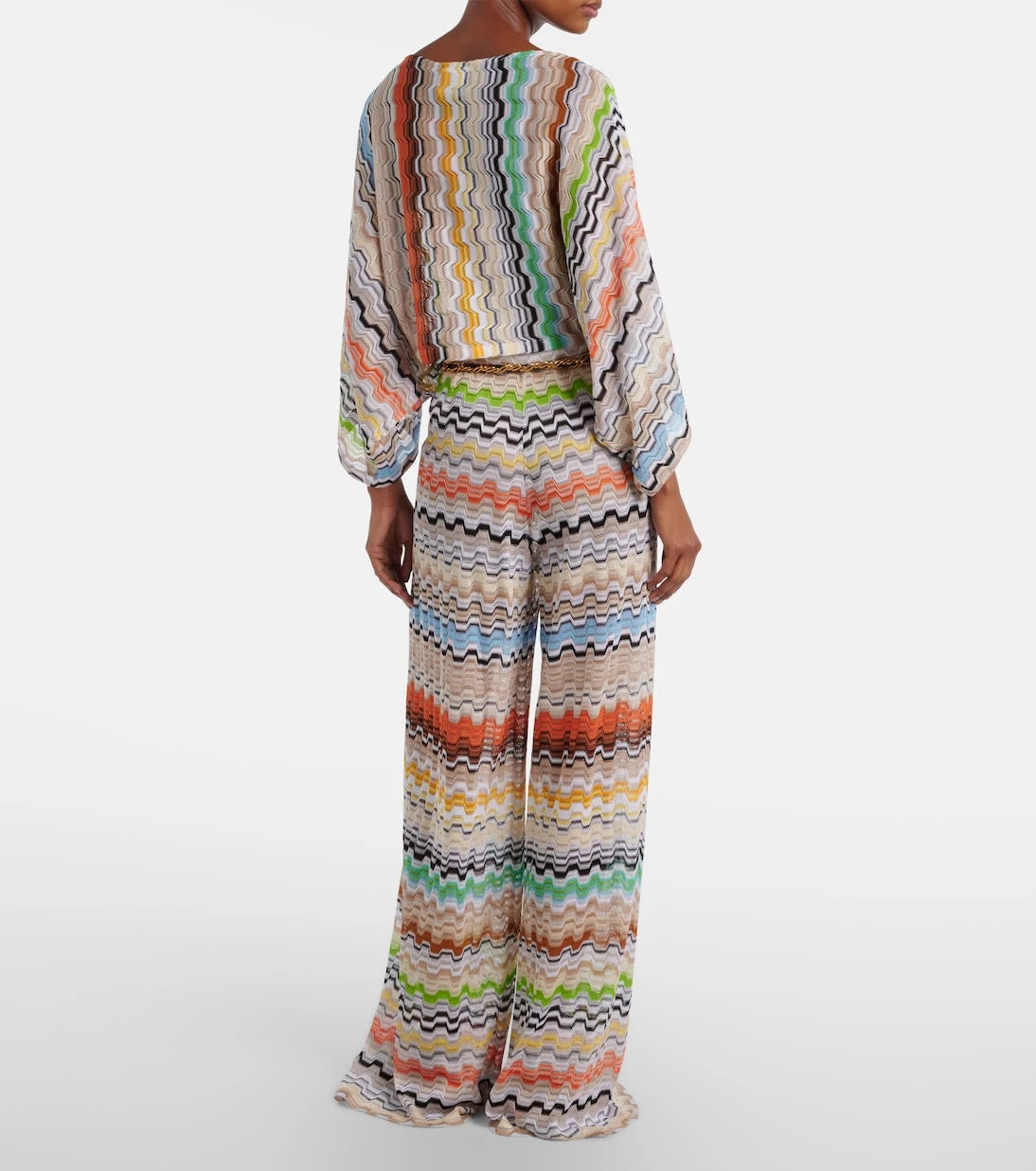 Missoni - Zig Zag high-rise wide-leg pants