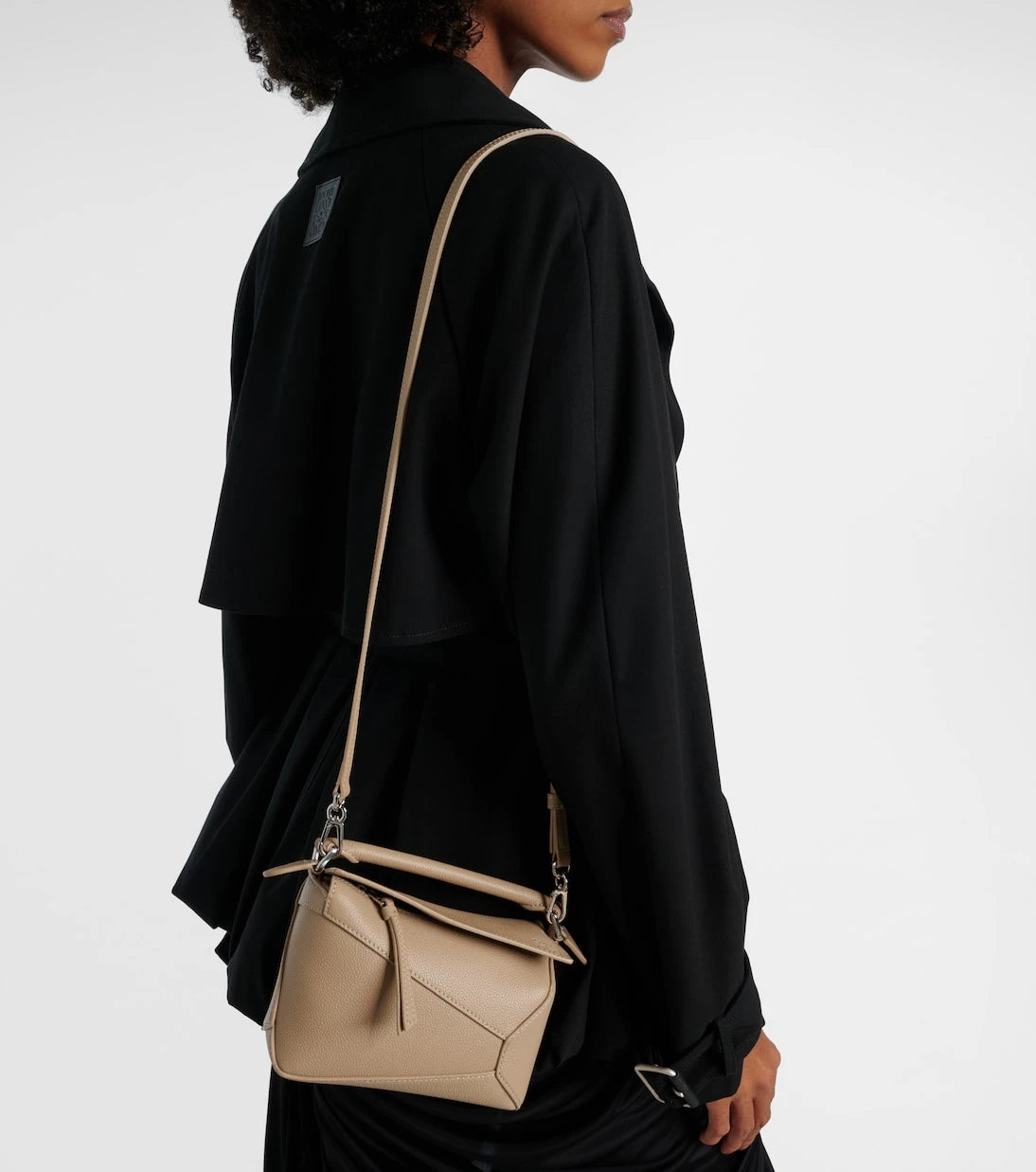 Loewe - Puzzle Edge Mini leather top-handle bag