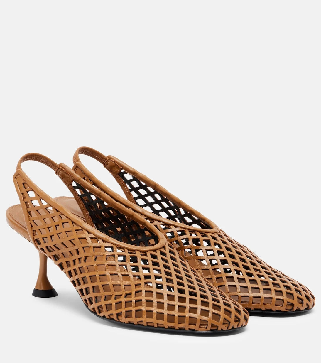 Proenza Schouler - Tee leather slingback pumps
