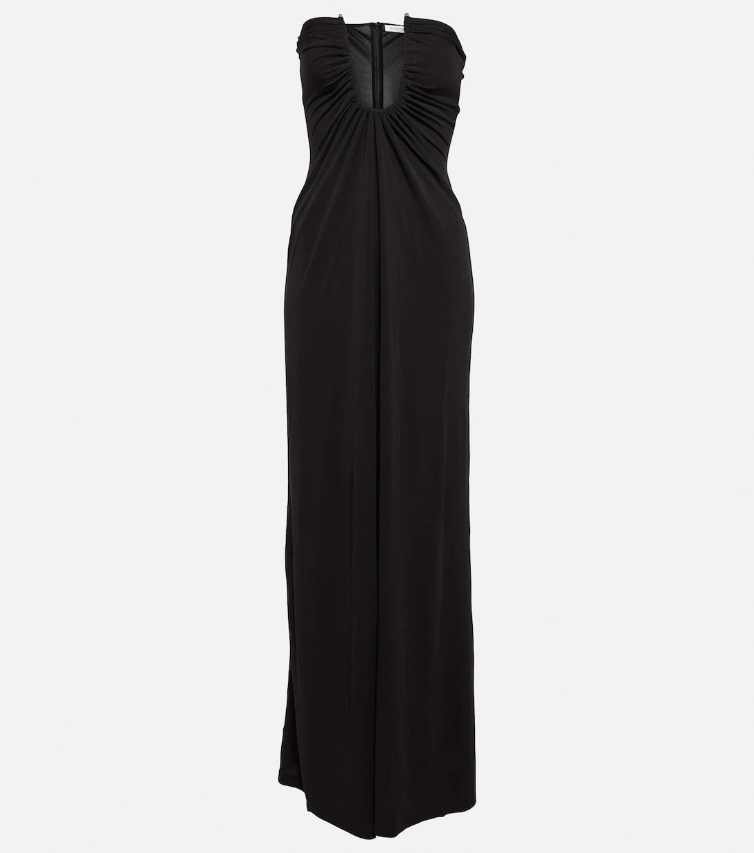 Christopher Esber - Ruched strapless maxi dress