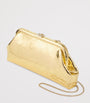 Jimmy Choo Gold Skylar Snake-Embossed Leather Clutch Bag