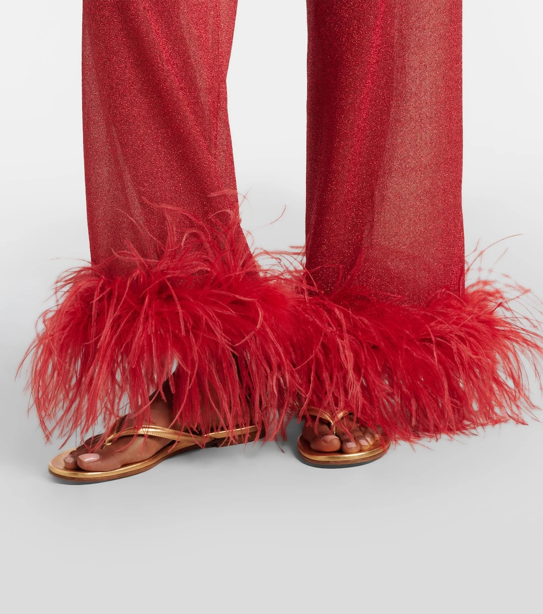 Oséree - Lumière Plumage wide-leg pants