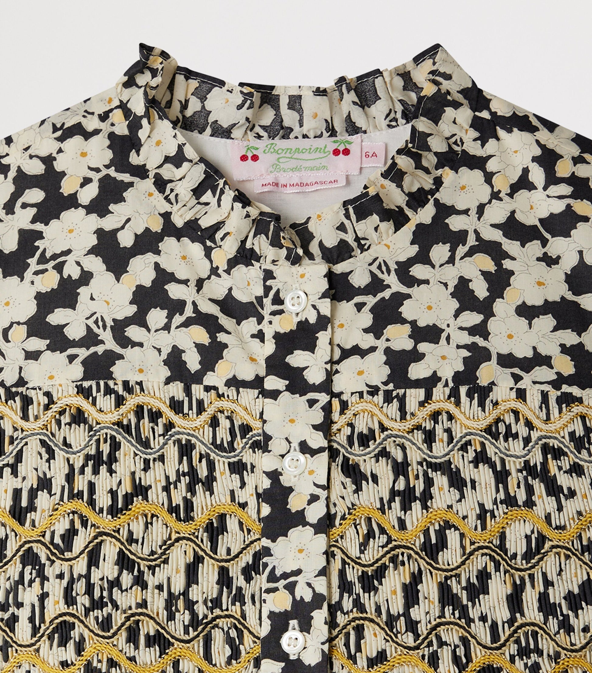 Organic Cotton Floral Dress (4-14 Years)