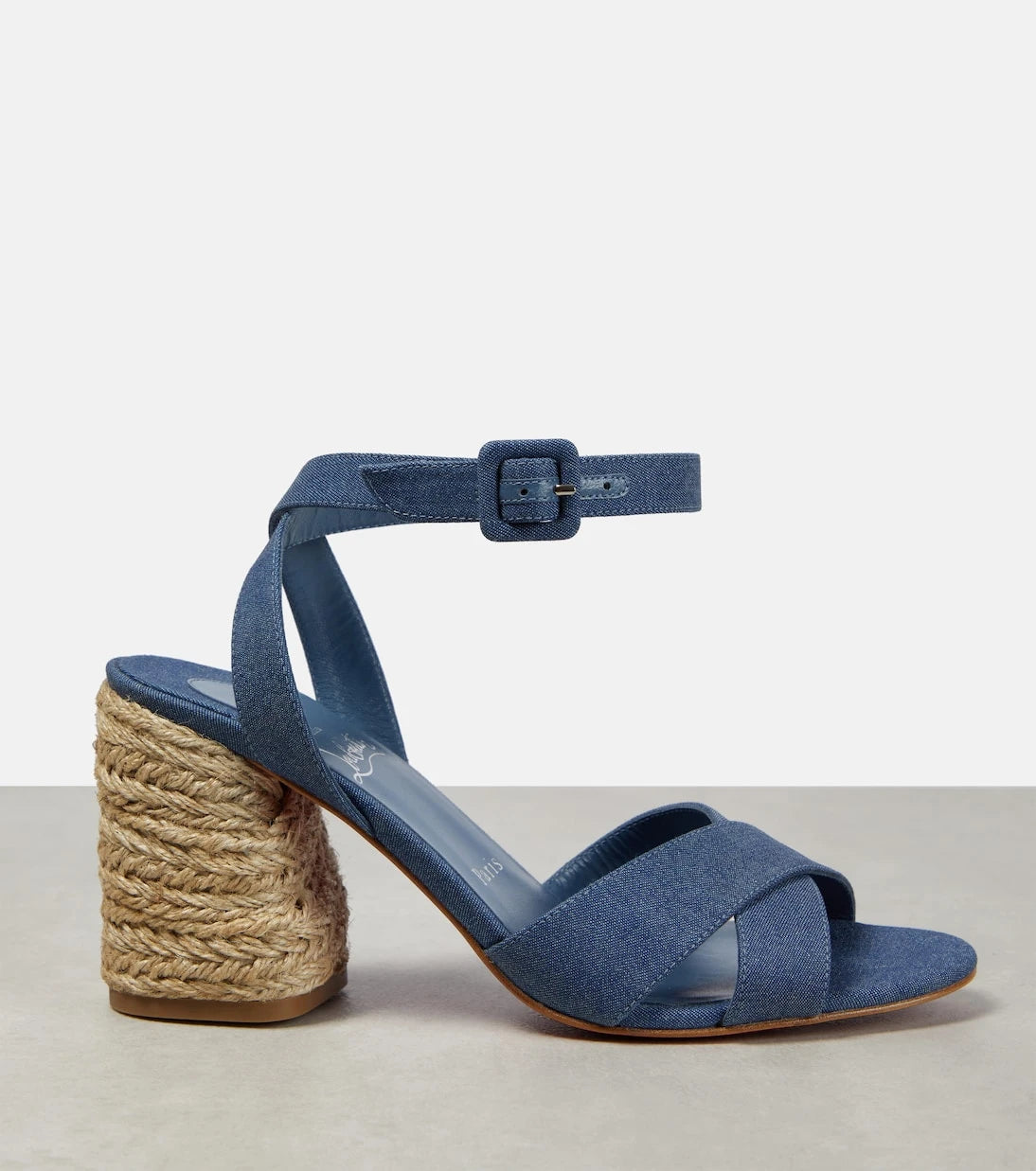 Christian Louboutin - Summer Mariza denim espadrilles sandals