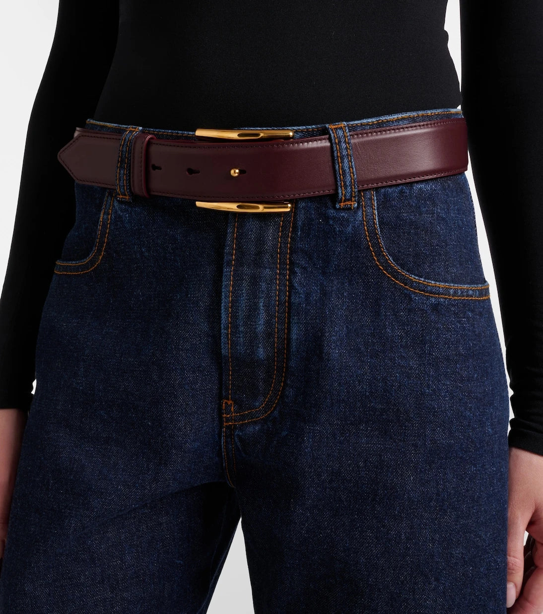 Alaïa - Curve leather belt