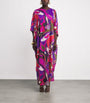 Multi Cotton Kaftan Maxi Dress
