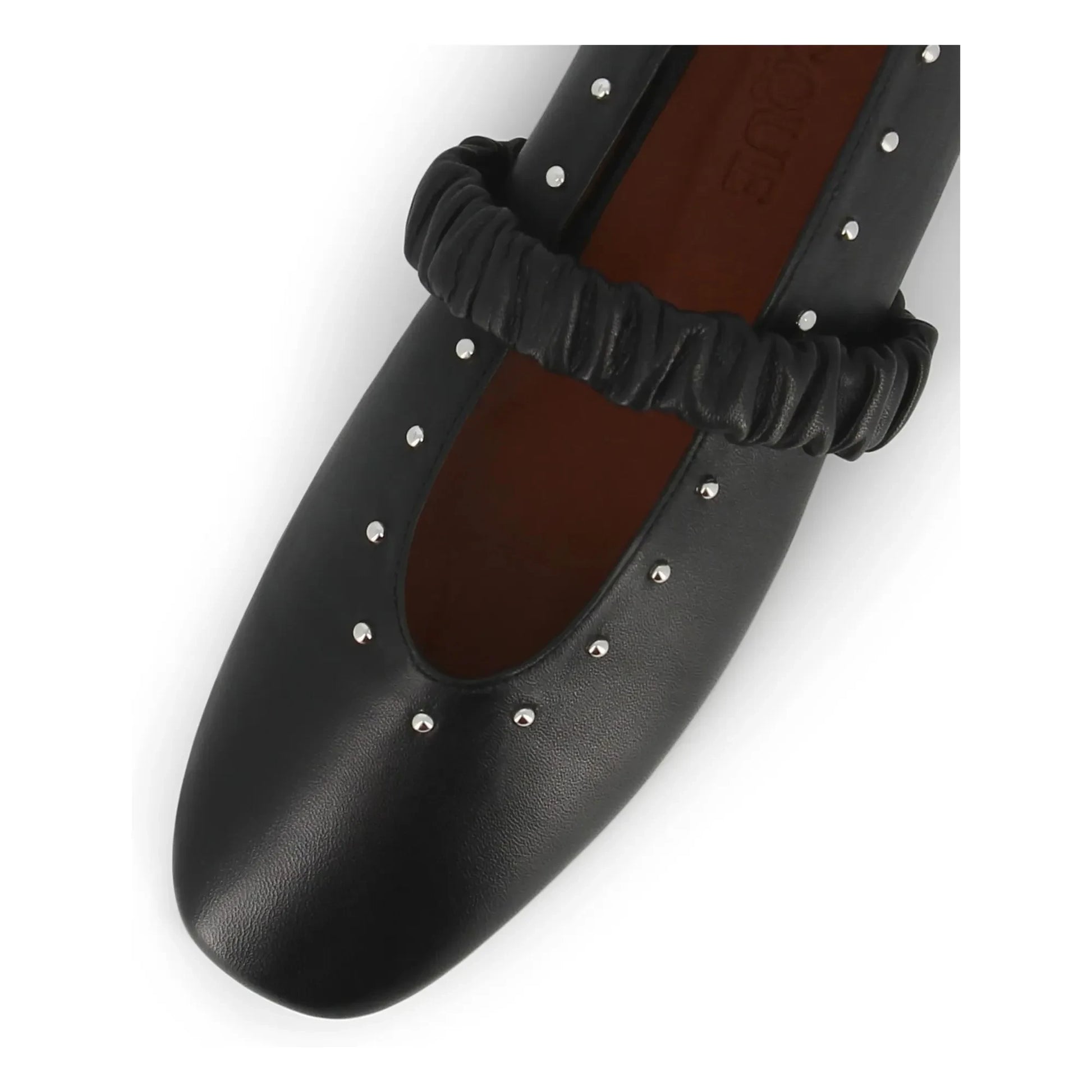 Socque Paris - Ballerinas June Leather | Black