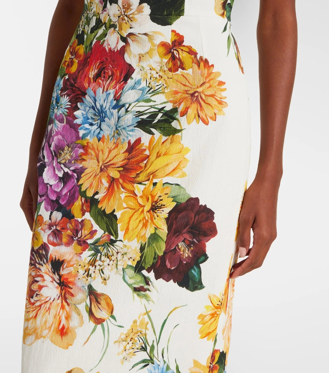 Dolce&Gabbana - Floral cretonne midi dress
