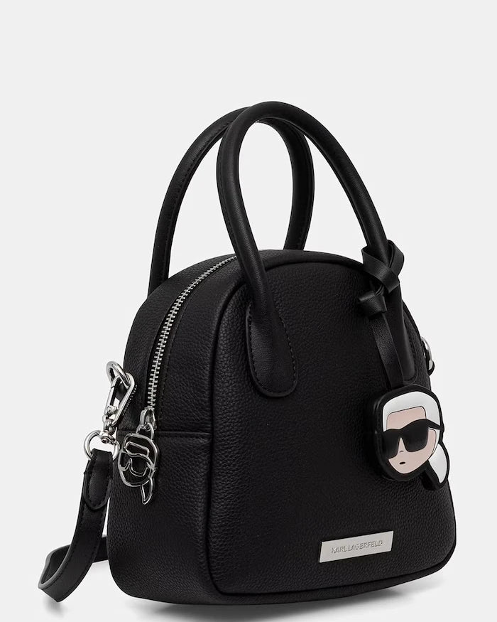 Karl Lagerfeld kadın crossbody çanta suni deri IKON