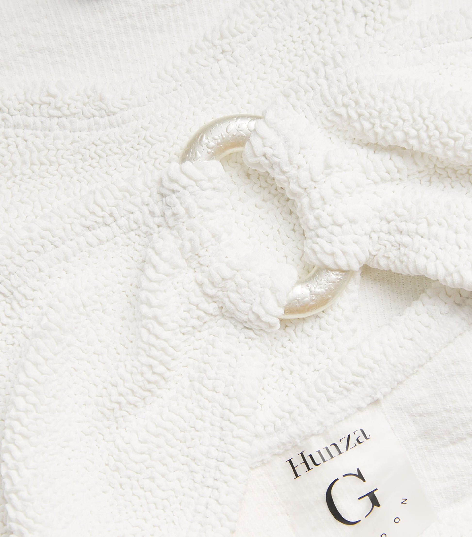 White Misty Pearl Hoop Bikini