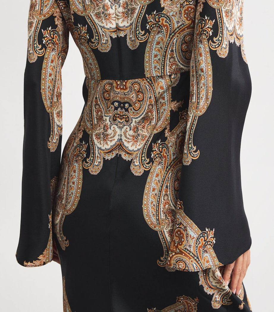 Veronica Beard Multi Silk-Blend Lupita Maxi Dress