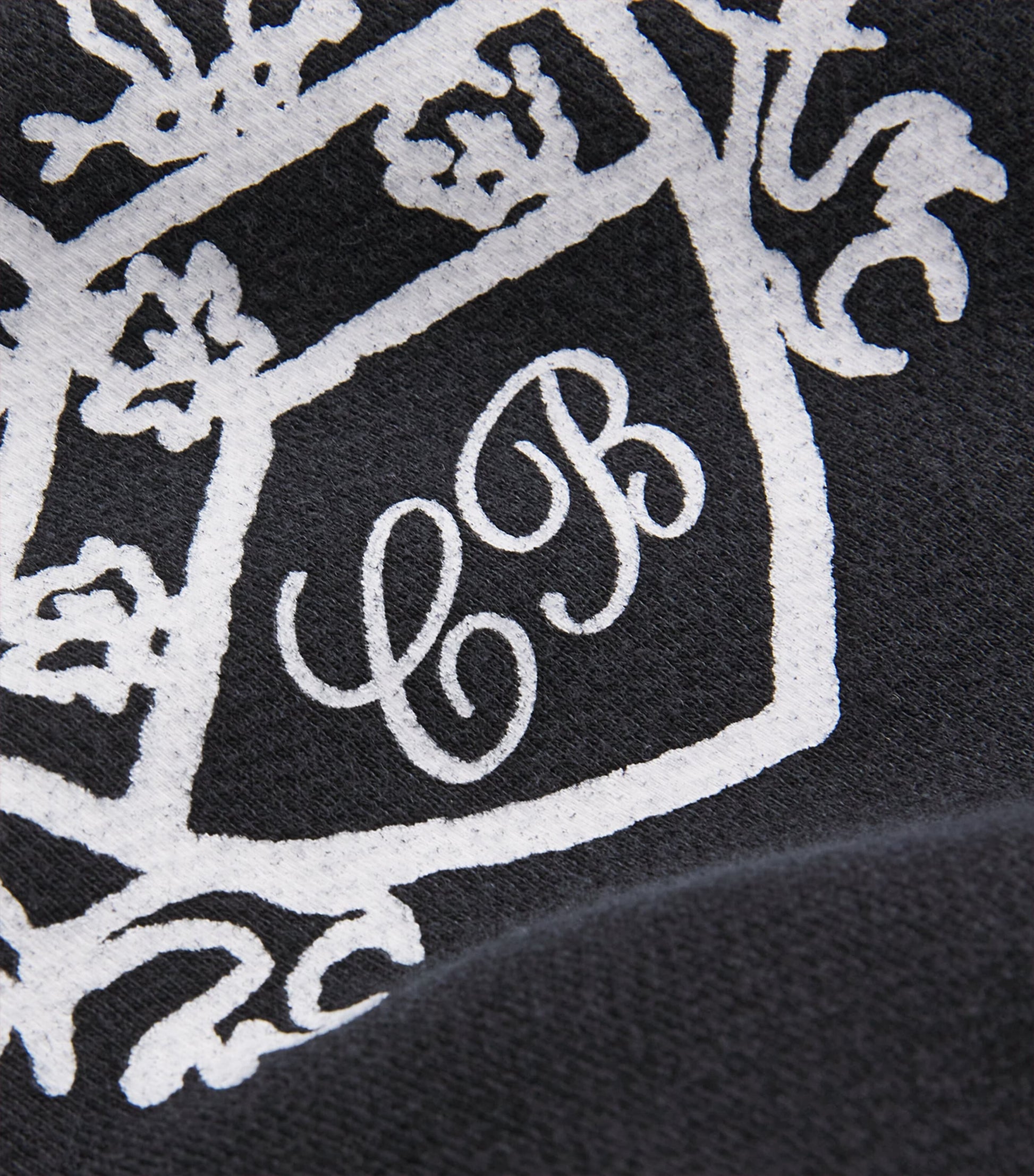 Black Collegiate Crest Sweatshirt
