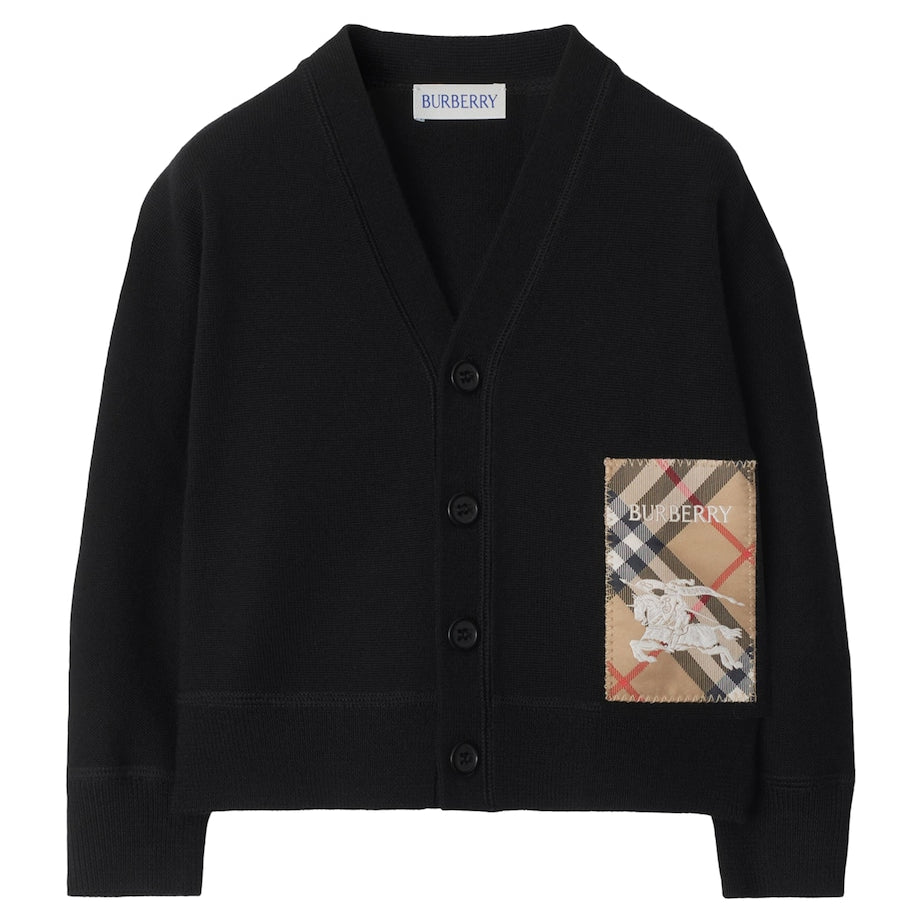 Burberry Kids Wool EKD-Patch Cardigan (6-24 Months)