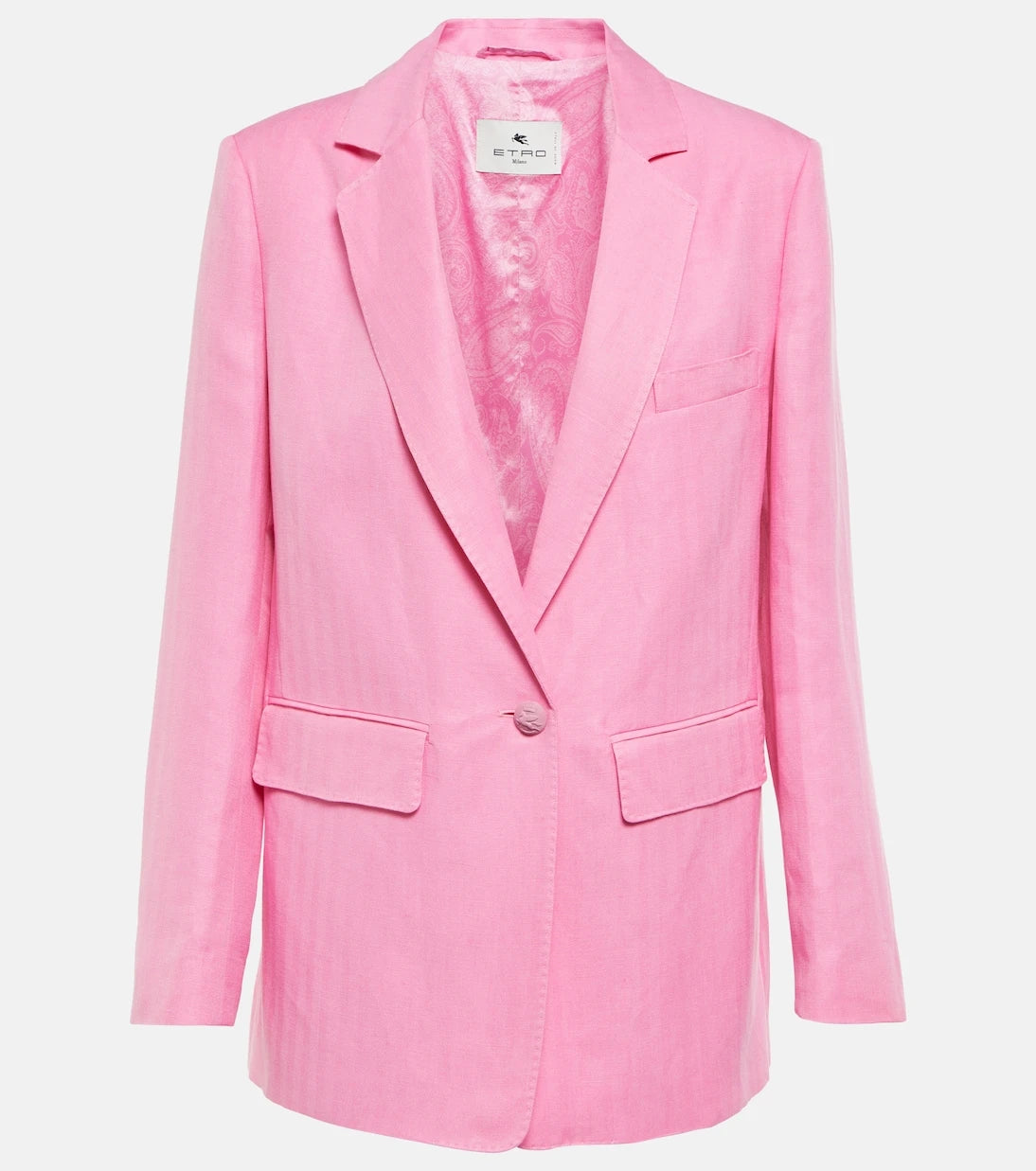 Etro - Silk and linen blazer