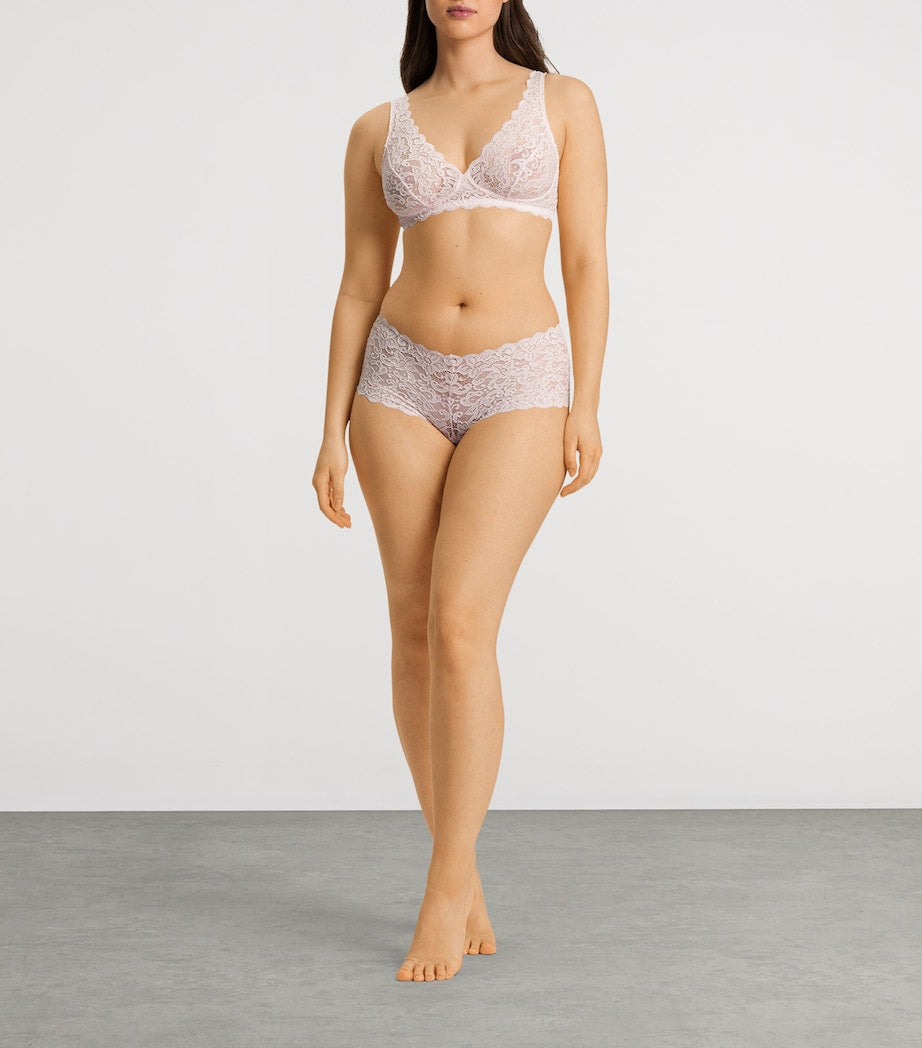 Moments Lace Boy Shorts HONEYDEW