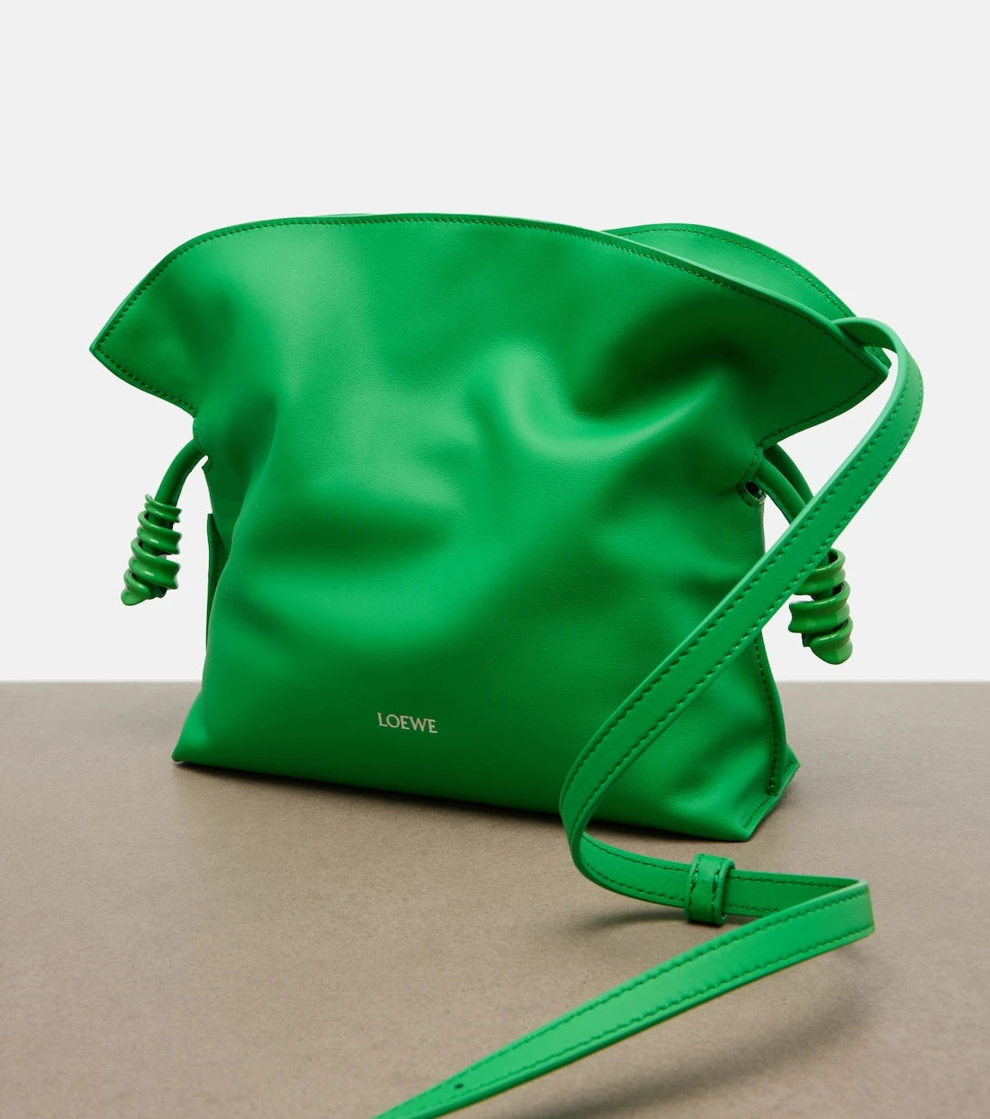 Loewe - Flamenco Coil Mini leather clutch