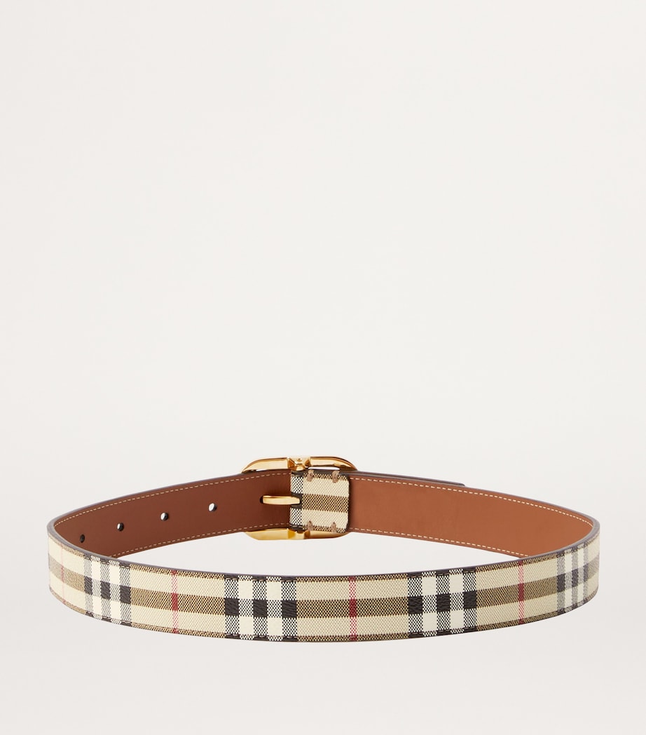 Burberry Neutral Check Belt