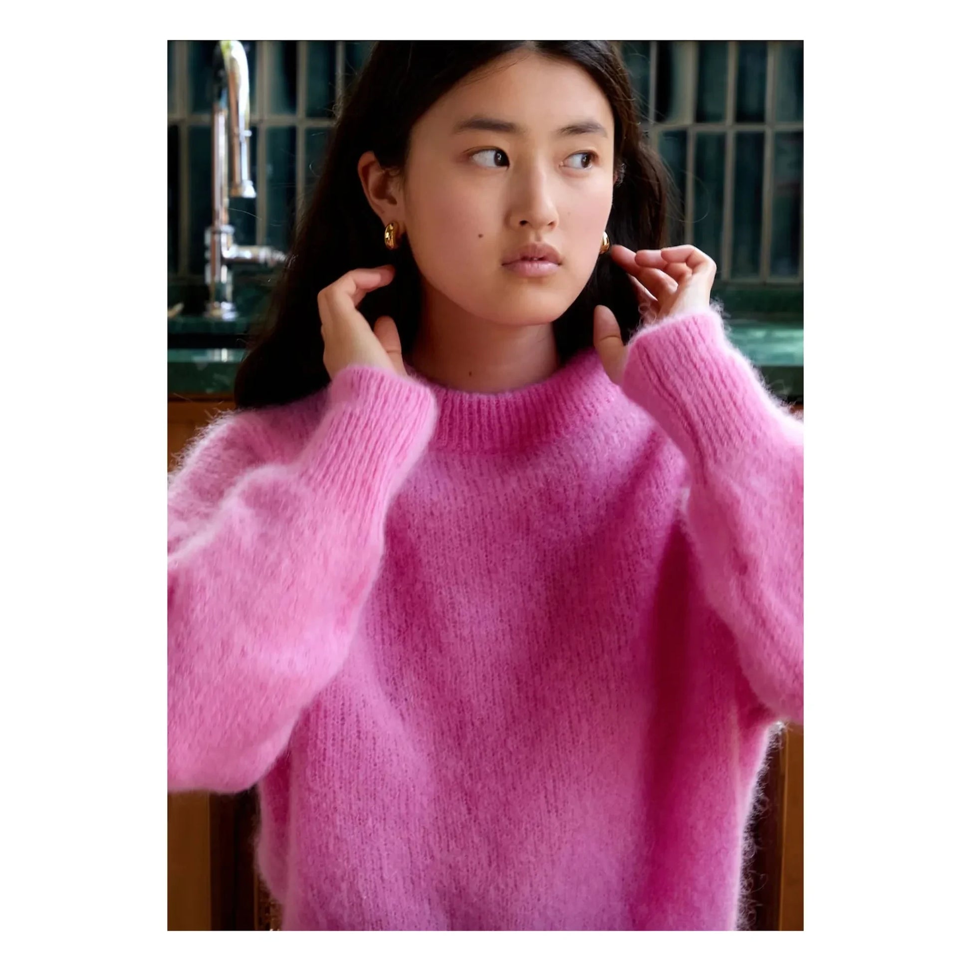 Surprise Paris - Jane Super Kid Mohair sweater | Pink