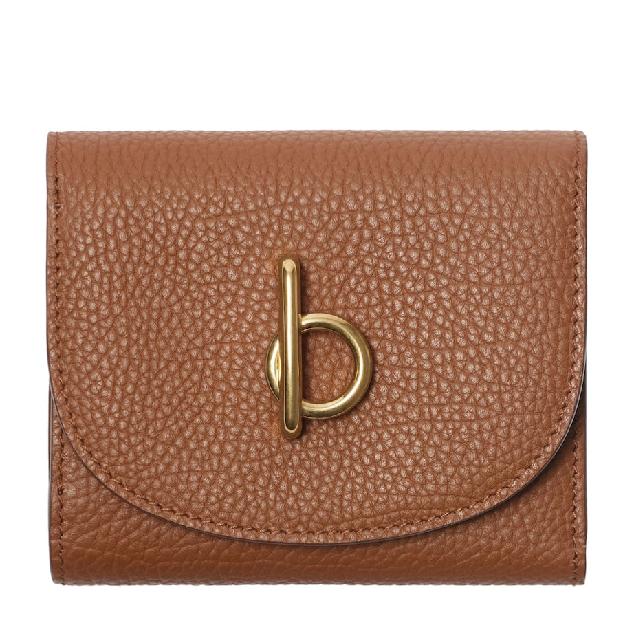 Burberry Brown Calf Leather Rocking Horse Wallet