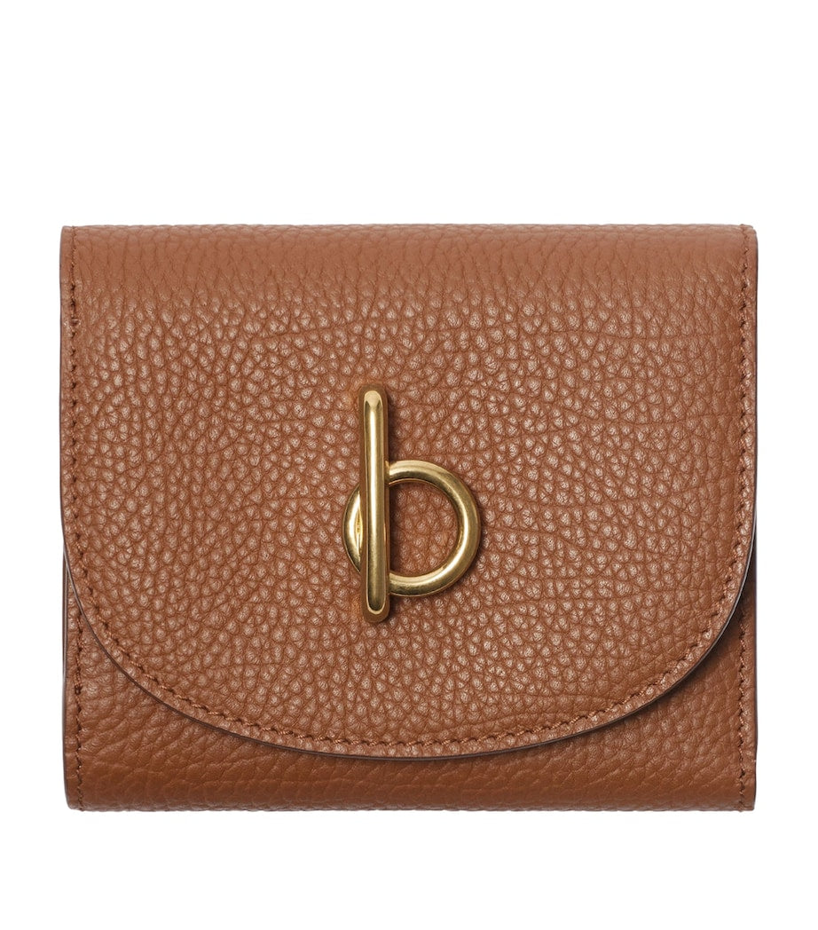 Burberry Brown Calf Leather Rocking Horse Wallet