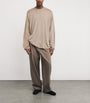 Beige Akito Cashmere Long-Sleeve T-Shirt