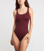 Wolford Burgundy Jamaika String Bodysuit