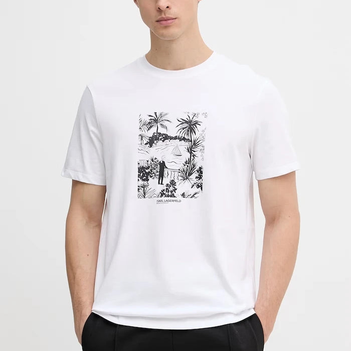 Karl Lagerfeld мъжка тениска от памук