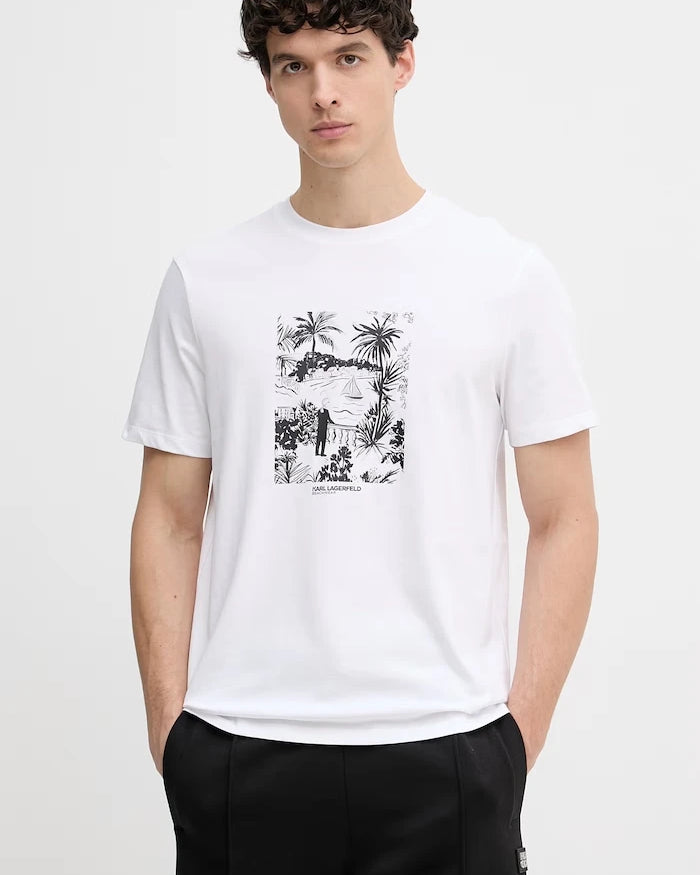 Karl Lagerfeld erkek pamuklu tişört