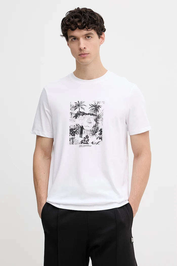 Karl Lagerfeld erkek pamuklu tişört