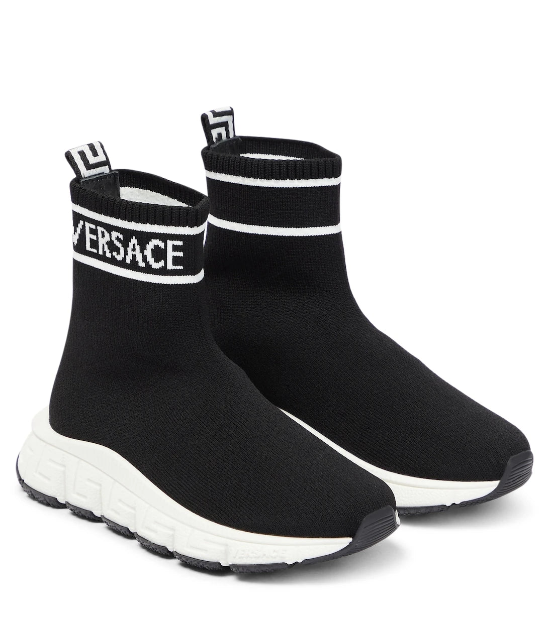 Versace Kids - Logo sock sneakers
