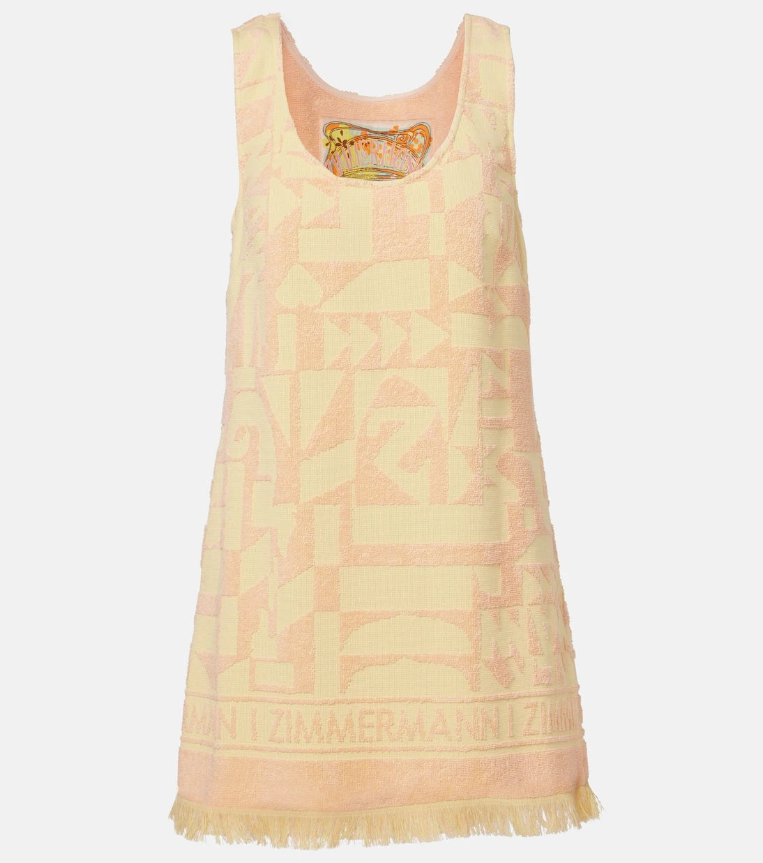 Zimmermann - Solstice Towelling cotton terry minidress