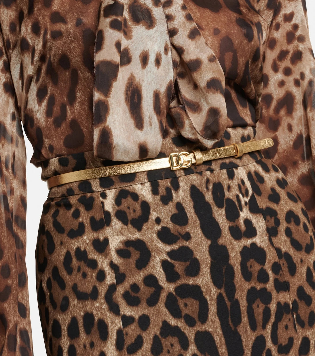 Dolce&Gabbana - DG leather belt
