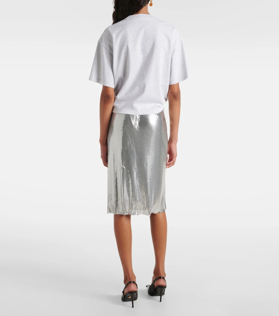 Versace - 1978 Yeniden Üretim logolu crop pamuklu üst