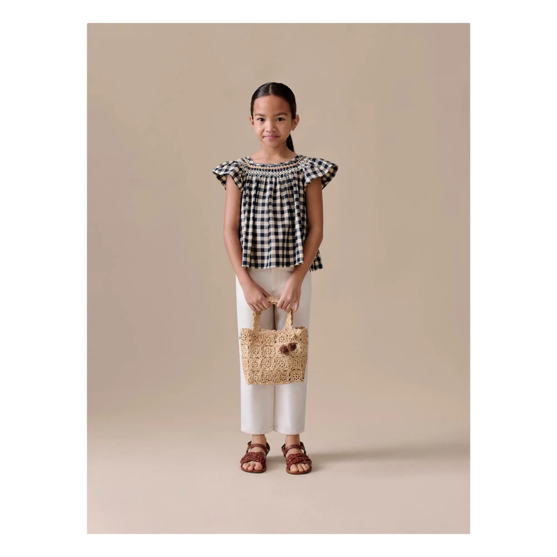 Bonpoint - Eloha organic cotton pants | White