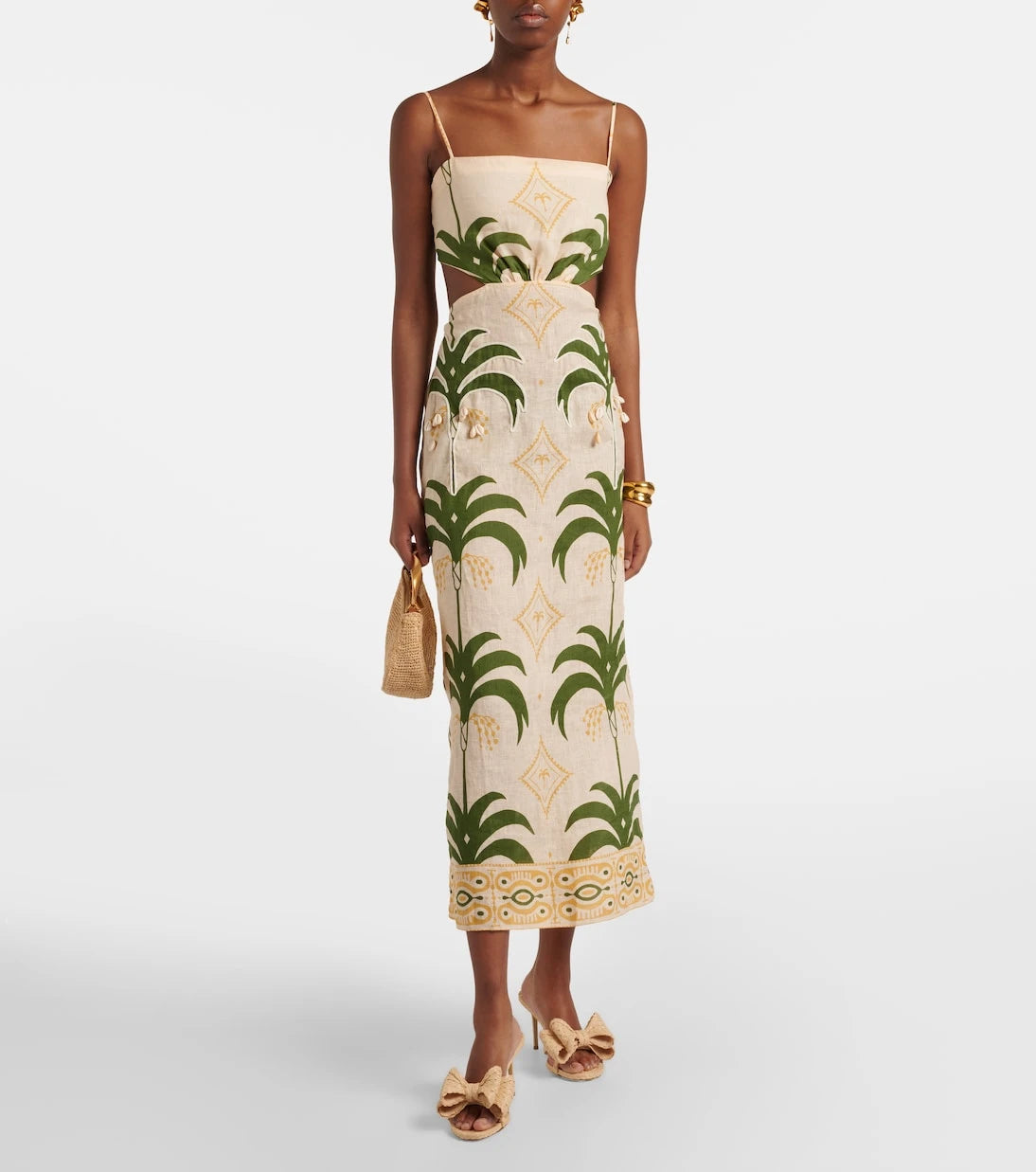 Mach & Mach - Le Cadeau 85 raffia mules