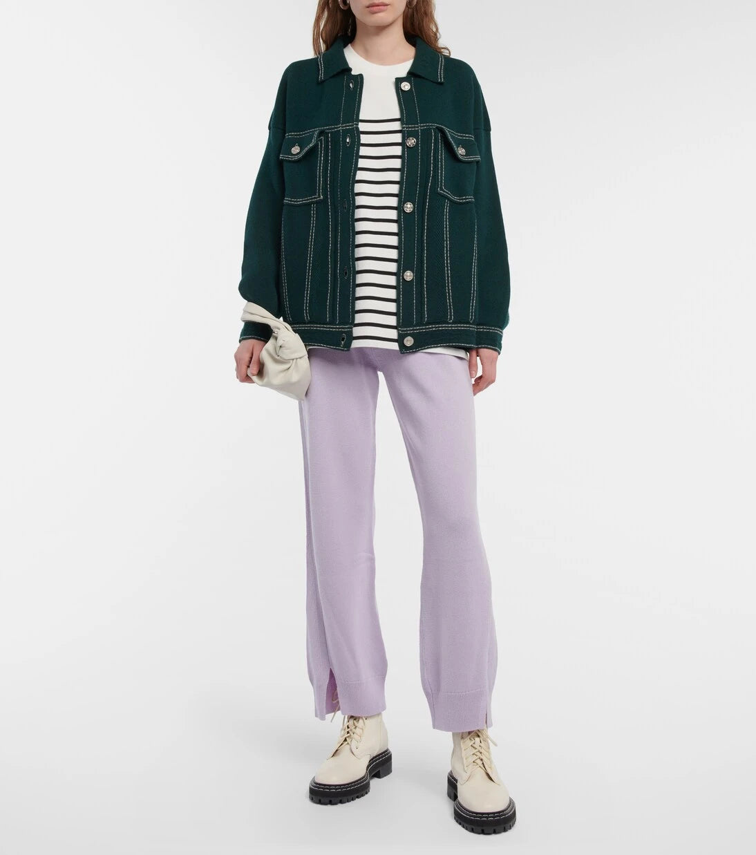 Barrie - Tapered cashmere pants
