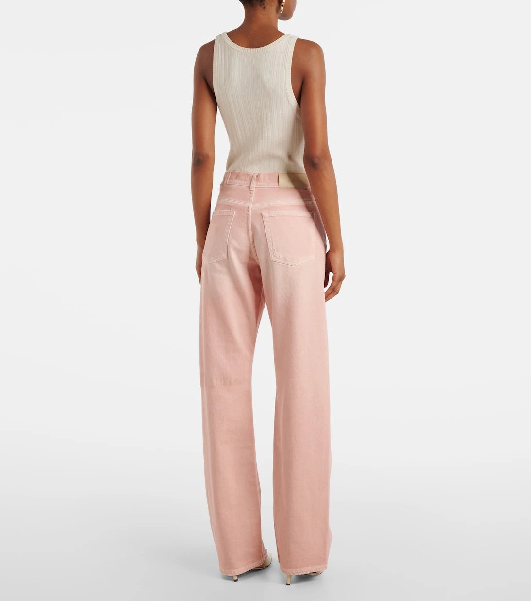 7 For All Mankind - Tess high-rise straight jeans
