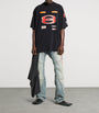 Balenciaga Oversized Distressed Logo T-Shirt