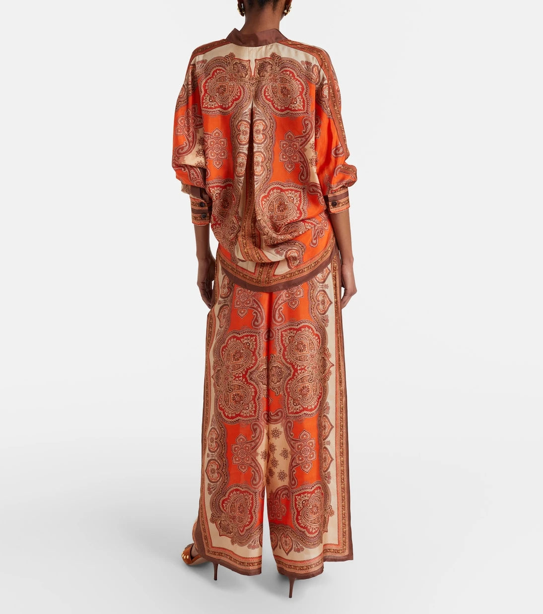 Zimmermann - Mahon paisley silk palazzo pants