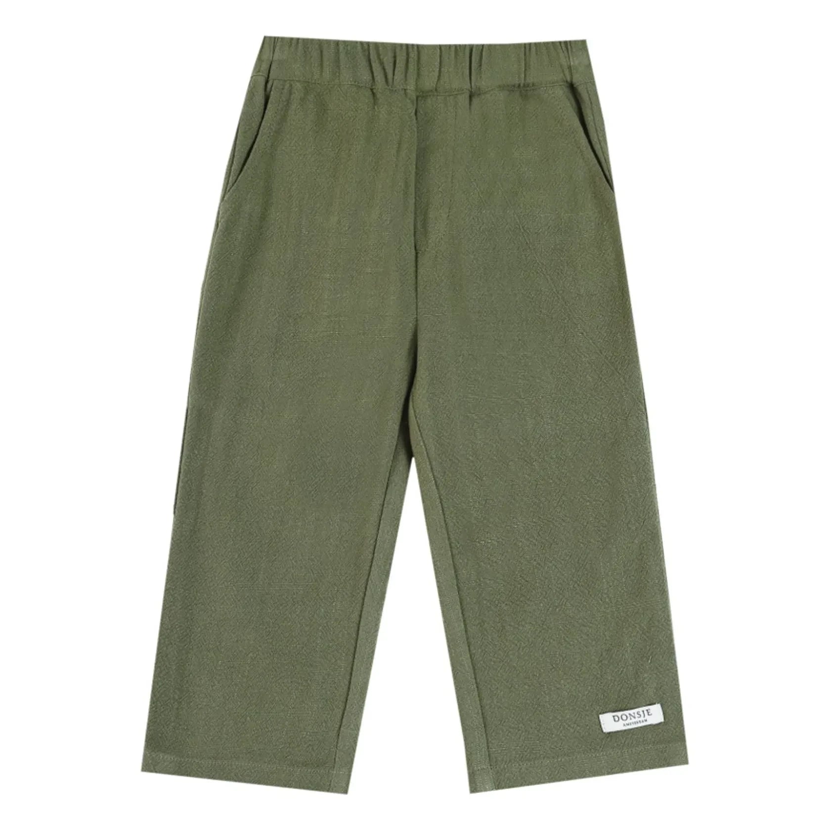 Donsje - Dado pants | Dark khaki