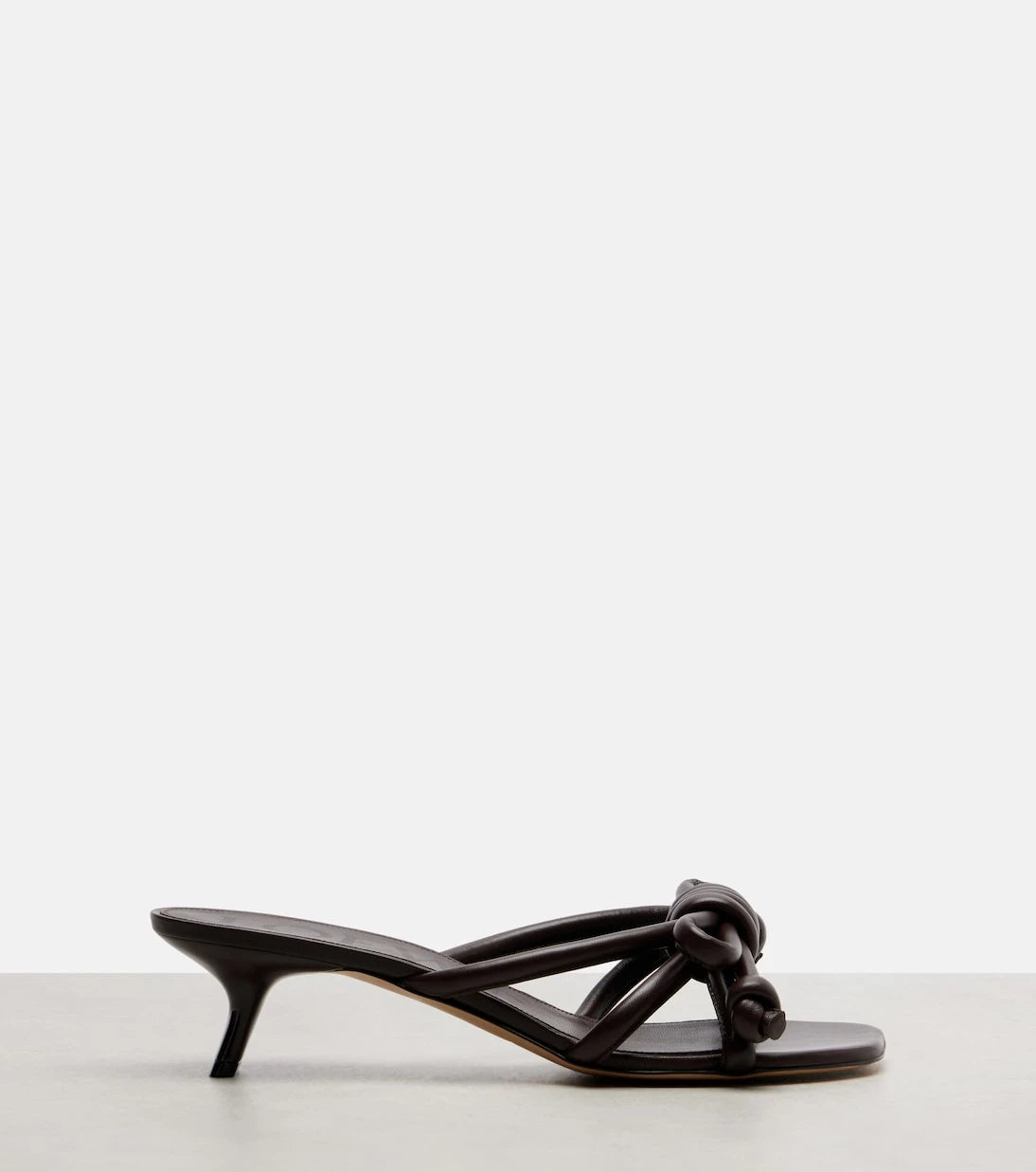Loewe - Flamenco 45 leather mules